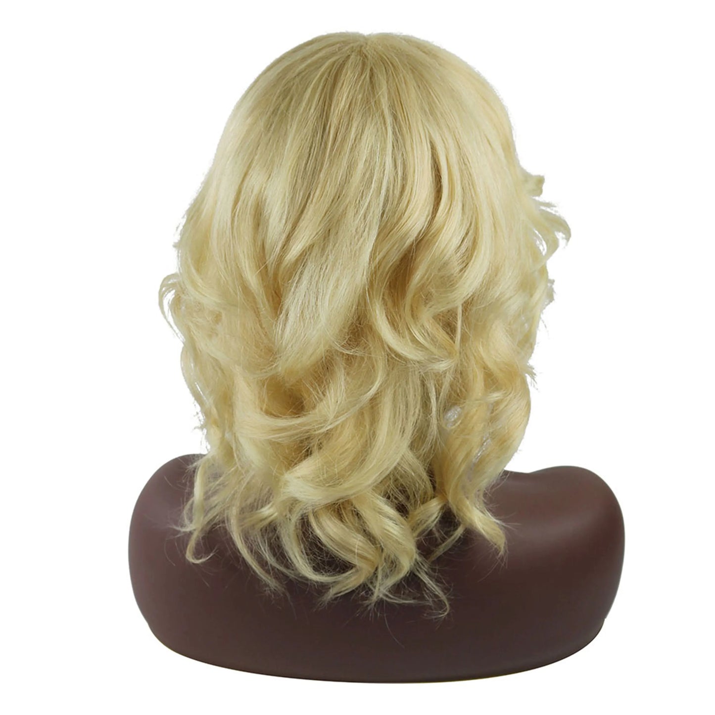 Hot Loyered Loose Wave Human Hairstyle Capless Women Wig 12 Inches