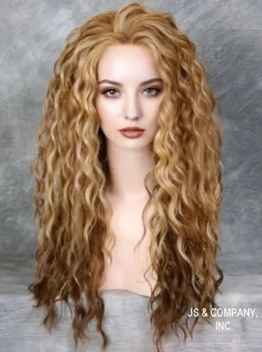 Long Wavy Synthetic Hair Lace Front Women Wigs 24 Inches