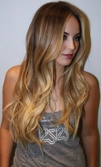 Best Selling Attractive Ombre Long Wave 22 Inches Human Remy Lace Wig