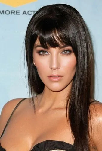 Kim Kardashian Super Smooth Long Straight BLack 18 Inches Synthetic Wig