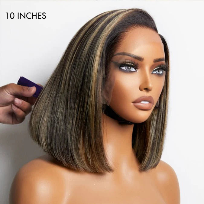 Breathable Lace Front Wigs Summer Bob Human Hair