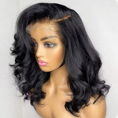 Charming Short Loose Body Wave Human Hair Wig