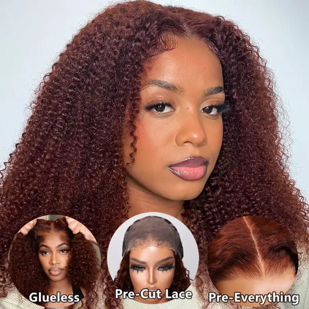 Chic kinky Curly Should Length Wigs