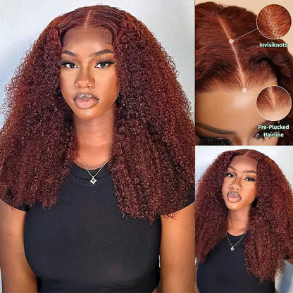 Chic kinky Curly Should Length Wigs