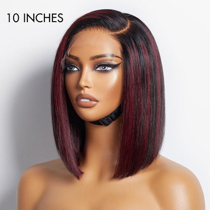 Highlights Silky Blunt Cut Bob Wigs