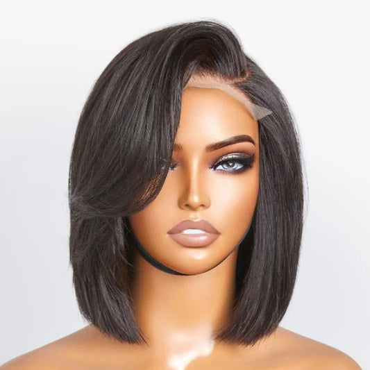 Pre-bleached Lace Front Bob Wigs