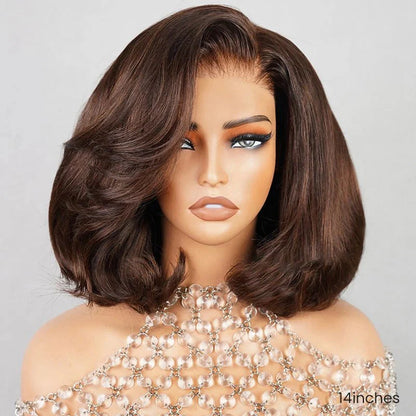 Short Cut Layered Bob Wigs C Part Design