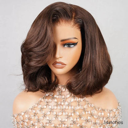 Short Cut Layered Bob Wigs C Part Design